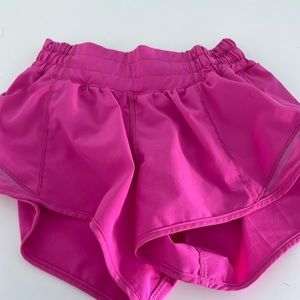 Sonic pink lululemon low rise Hotty hots